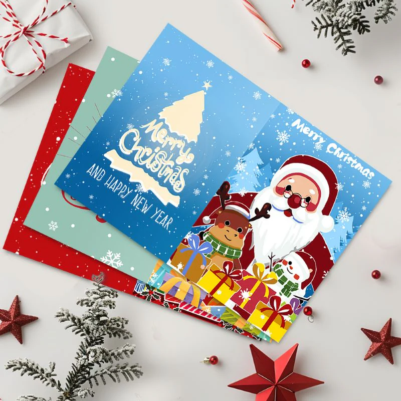 Paint by Numbers Christmas Cards 2 - 6 Pieces - Image 3