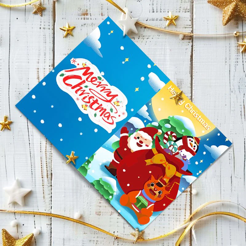 Paint by Numbers Christmas Cards 2 - 6 Pieces - Image 5