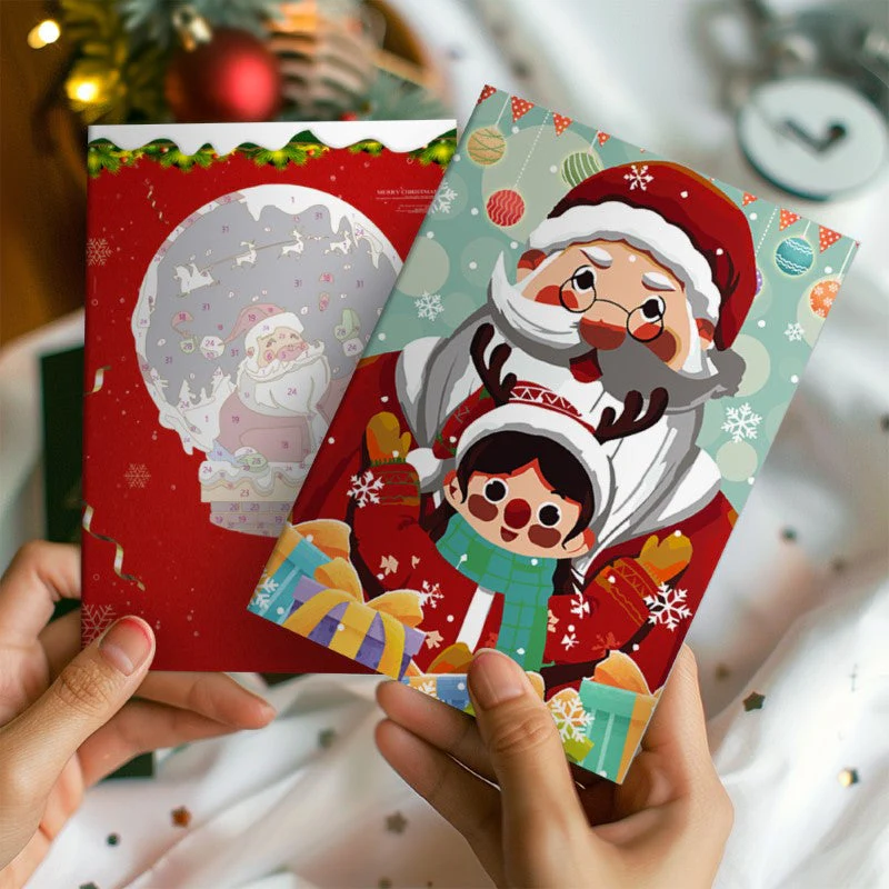 Paint by Numbers Christmas Cards 2 - 6 Pieces - Image 8