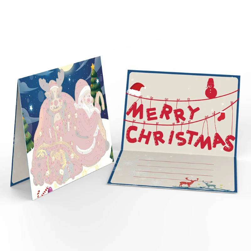 Paint by Numbers Christmas Cards 3 - 6 Pieces - Image 10