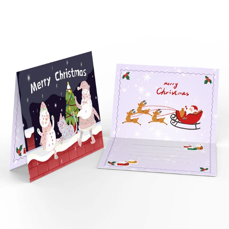 Paint by Numbers Christmas Cards 4 - 6 Pieces - Image 8