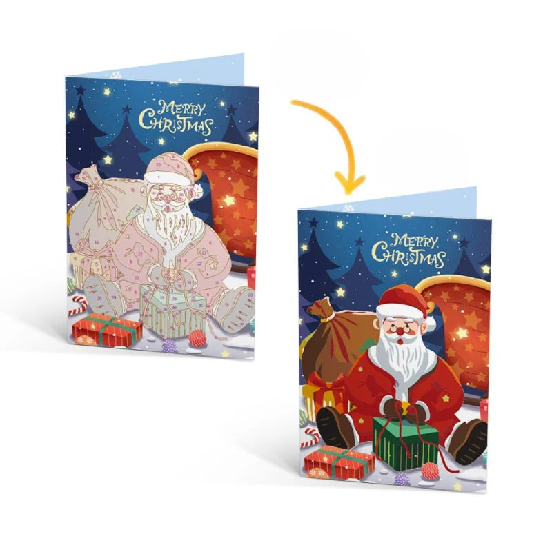 Paint by Numbers Christmas Cards 5 | 6 Pieces - Image 4