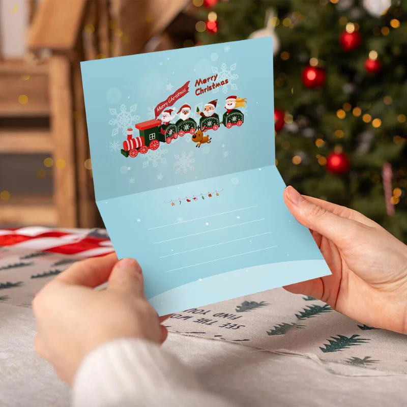 Paint by Numbers Christmas Cards - 6 Pieces - Image 5
