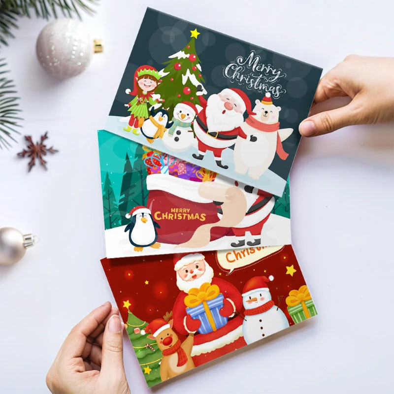 Paint by Numbers Christmas Cards - 6 Pieces - Image 8