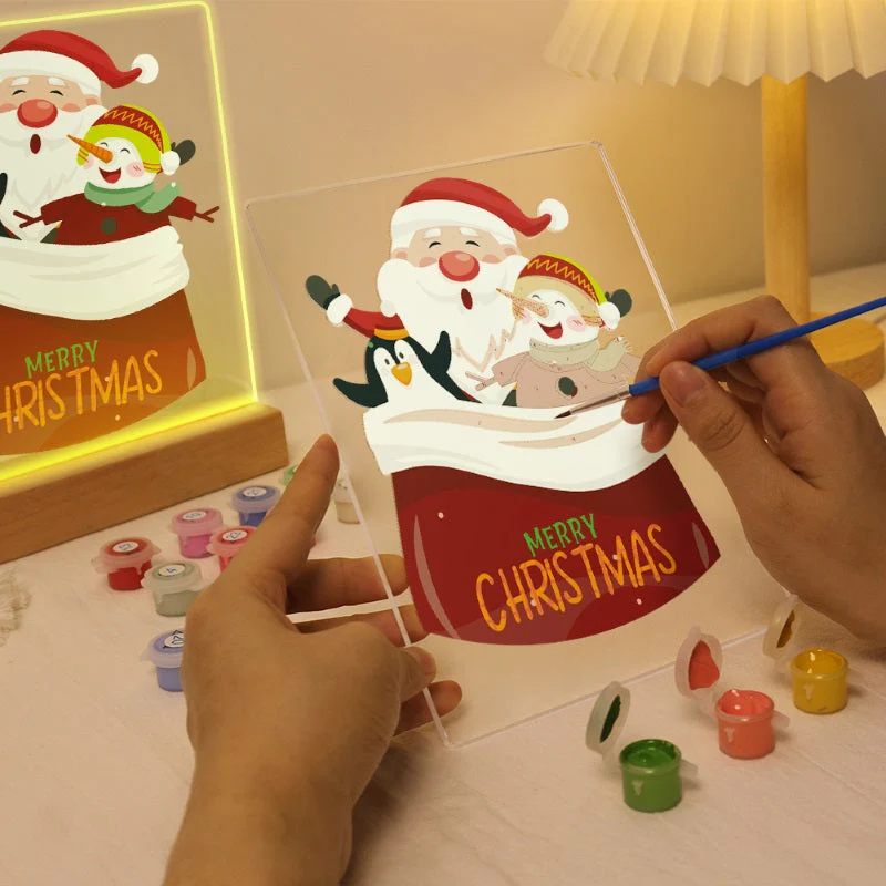 Paint by Numbers Christmas Lamp | Merry Christmas - Image 8