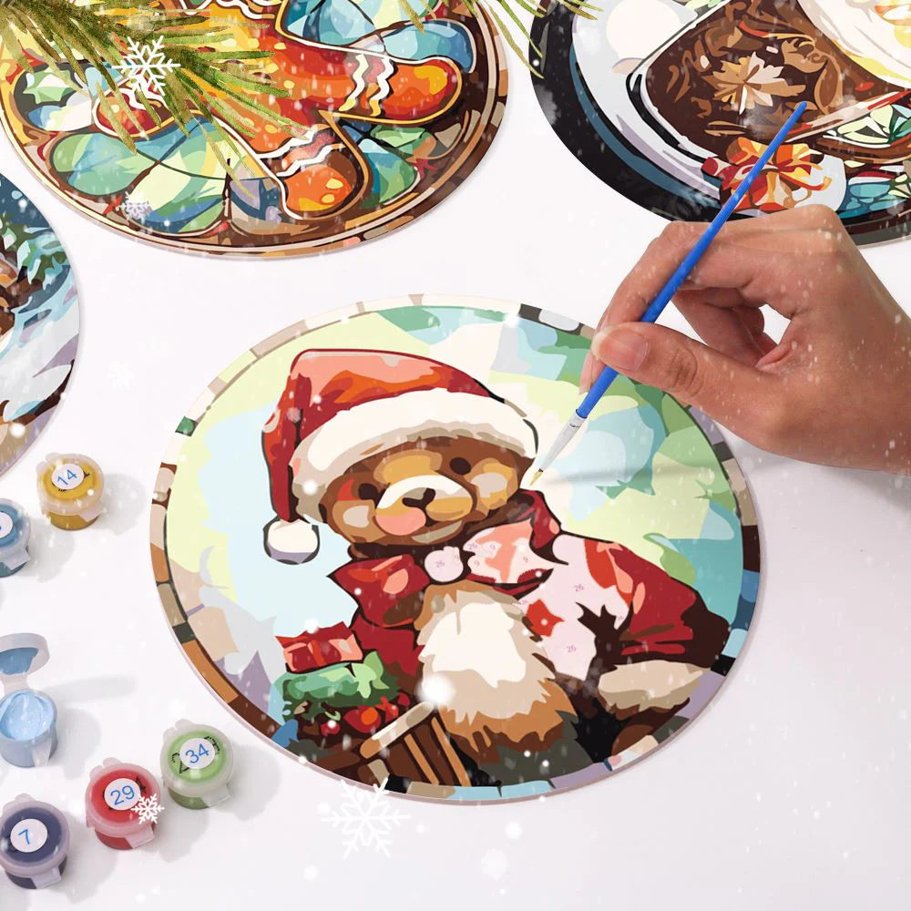 Paint by Numbers - Christmas Placemats 2 | 6 Pieces - Image 11
