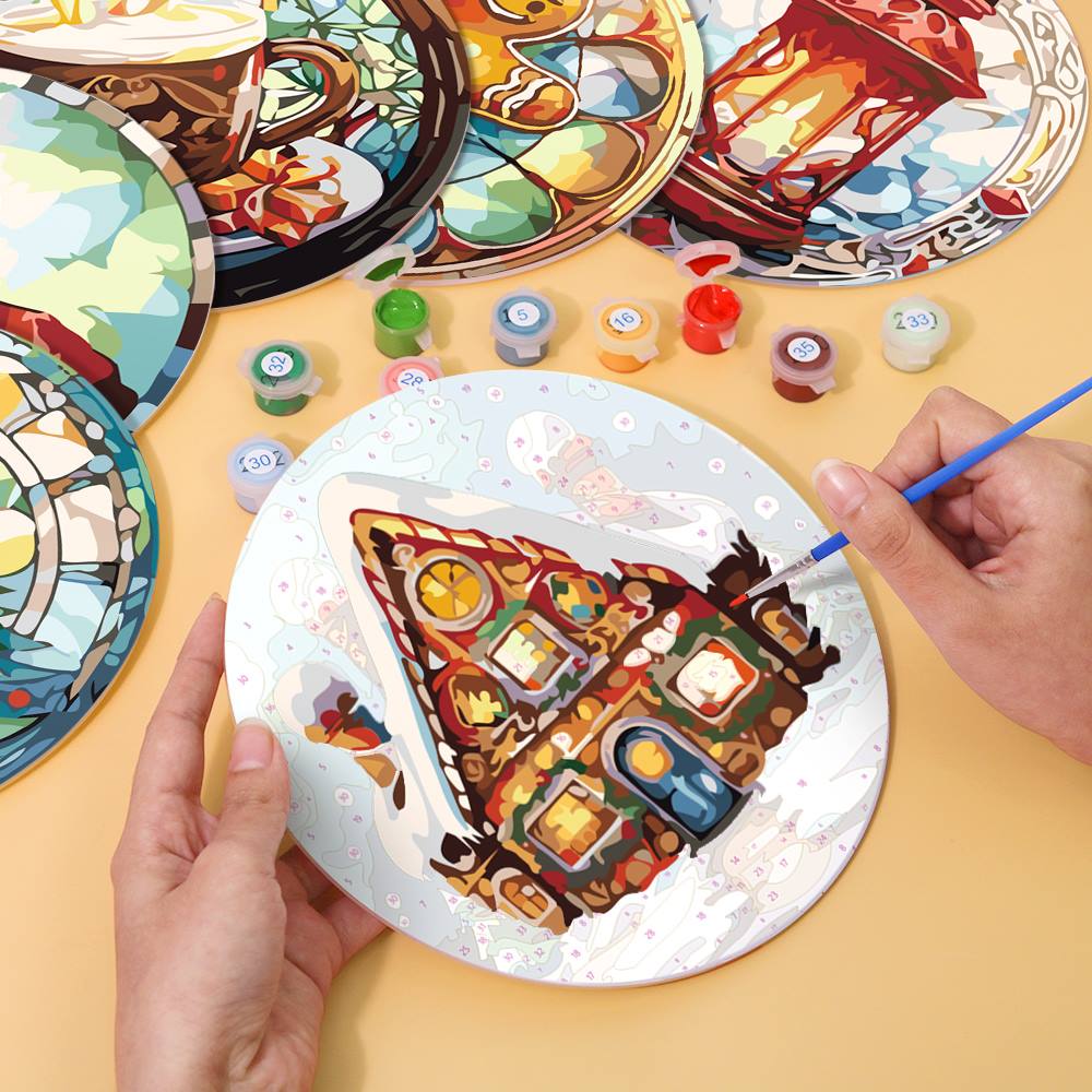 Paint by Numbers - Christmas Placemats 2 | 6 Pieces - Image 3