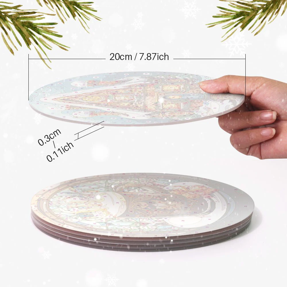 Paint by Numbers - Christmas Placemats 2 | 6 Pieces - Image 4