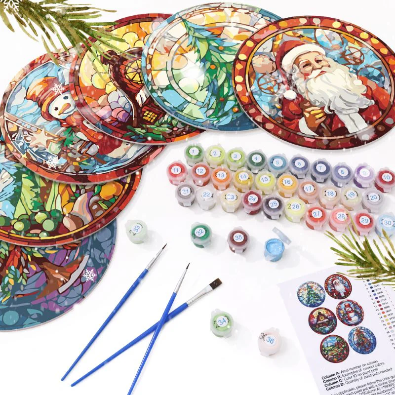 Paint by Numbers - Christmas Placemats | 6 Pieces - Image 10