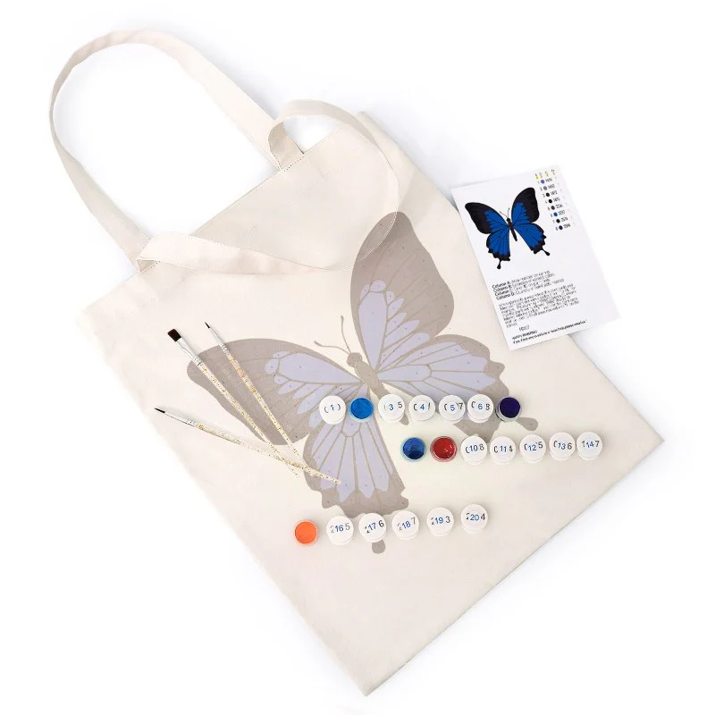 Paint by Numbers Totebag – Butterflies | 4 variants - Image 11