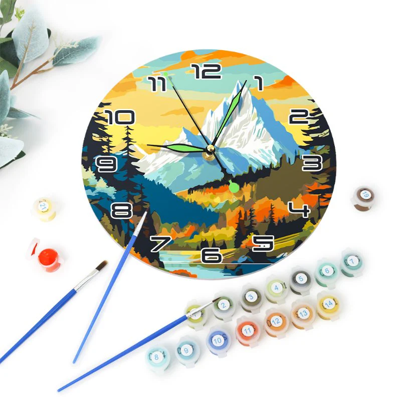 Painting by Numbers Clock – Gorgeous Landscape - Image 10