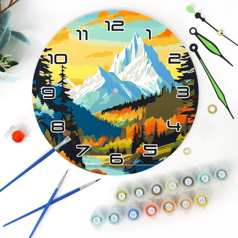 Painting by Numbers Clock – Gorgeous Landscape - Image 11