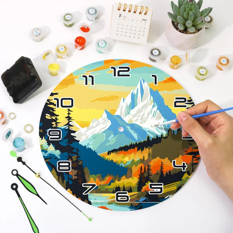 Painting by Numbers Clock – Gorgeous Landscape - Image 9