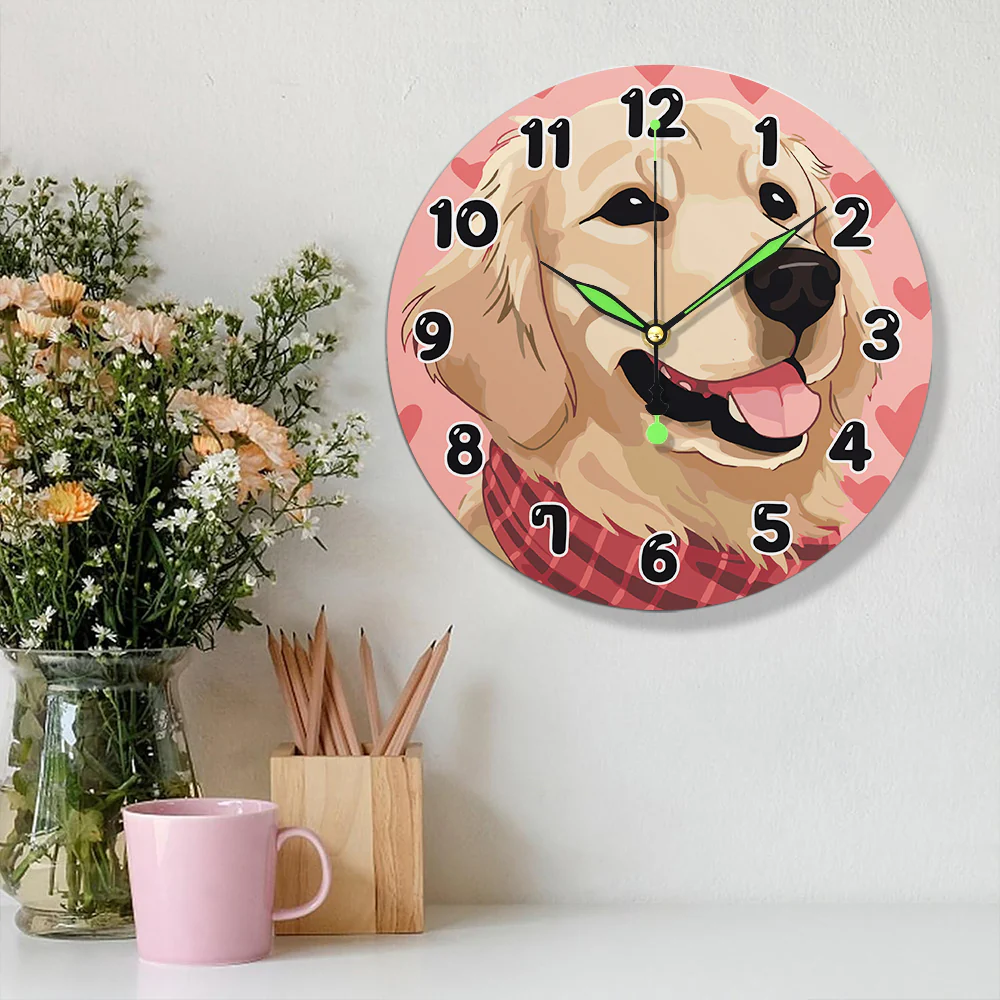 Painting by Numbers Clock – Sweet Dog - Image 14