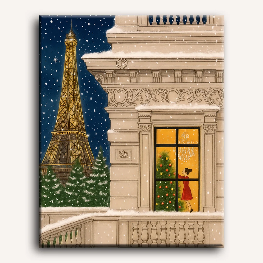 Parisian Eve | Paint by Number - Image 2
