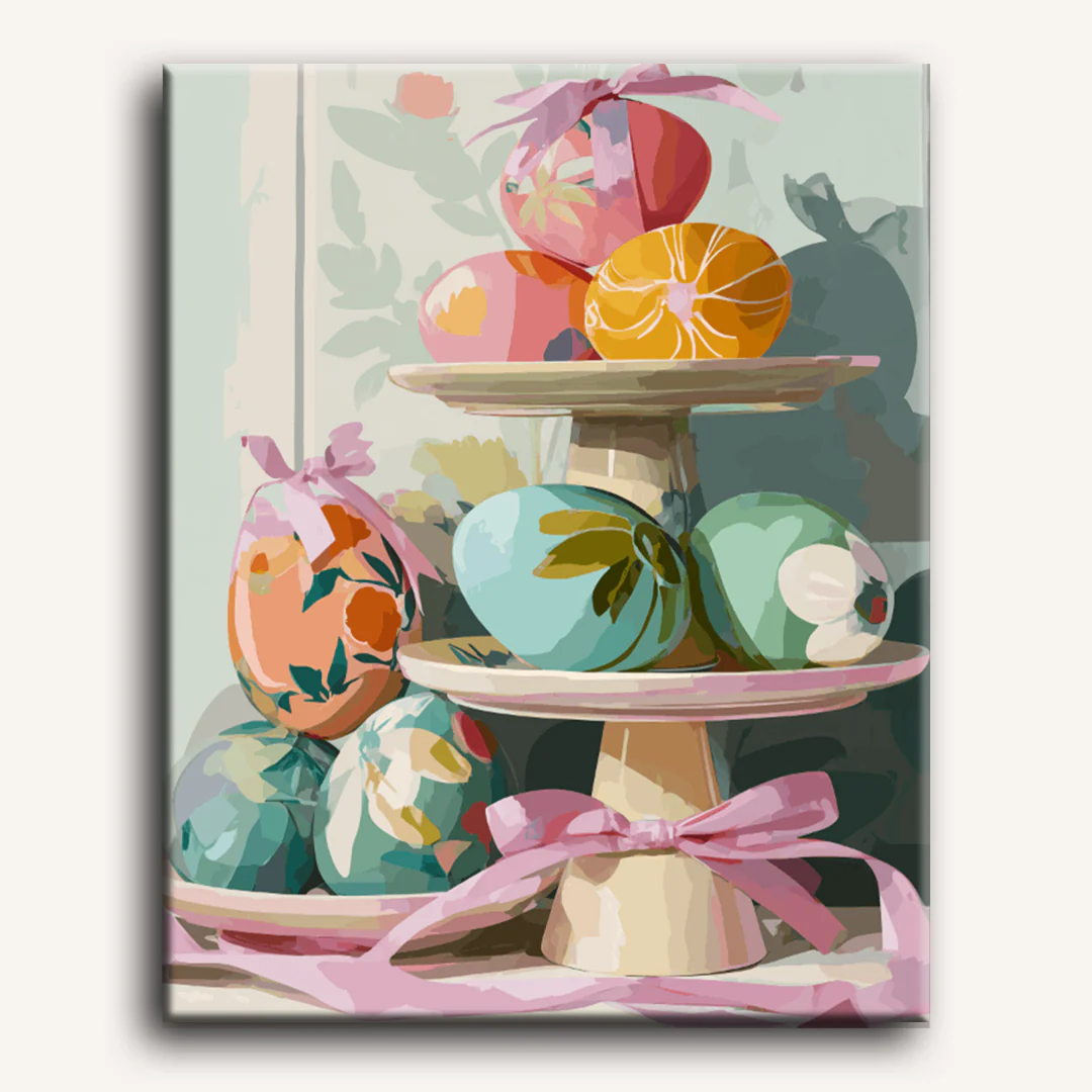 Pastel Easter eggs | Paint by Number - Image 2
