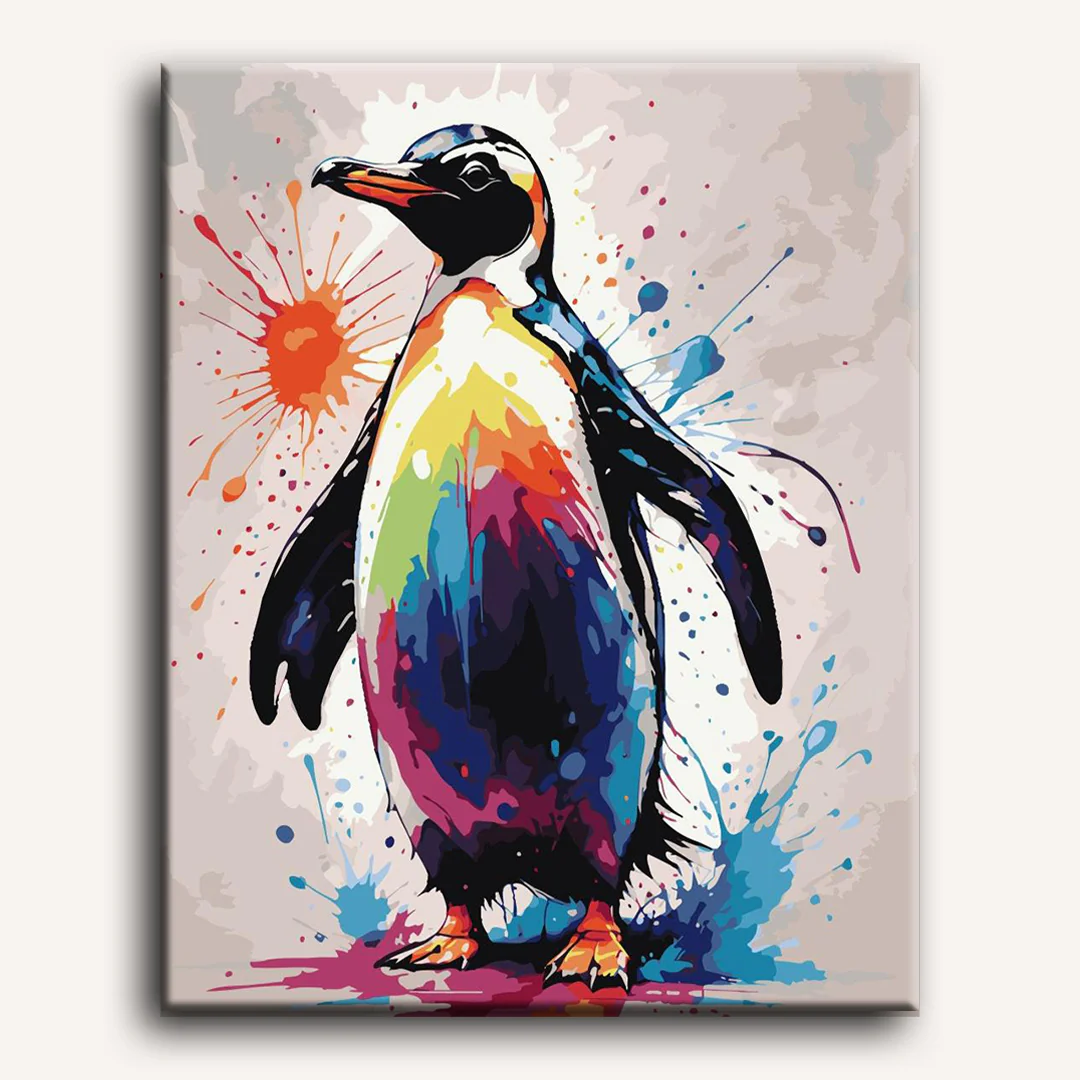 Pinguin - Color Splash | Paint by Number - Image 2
