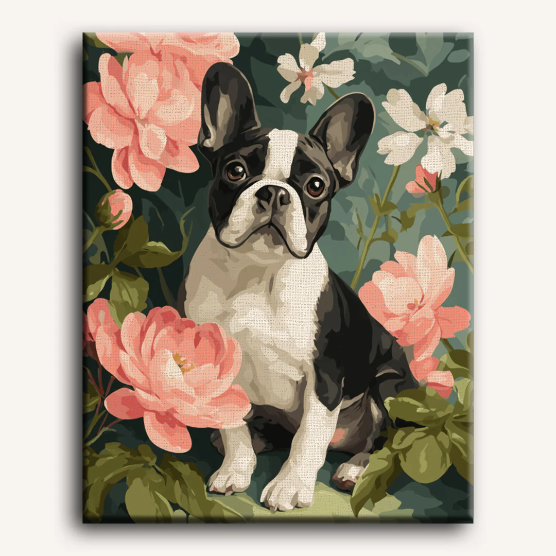 Portrait of French | Paint by Number - Image 2