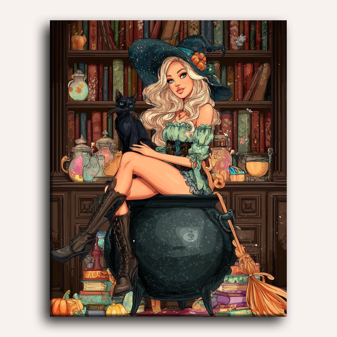Potion witch | Paint by Number - Image 2