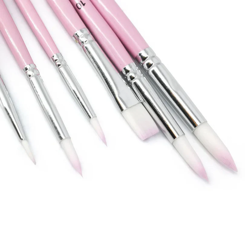 Premium Pink Brush Set | 6 Pieces - Image 2
