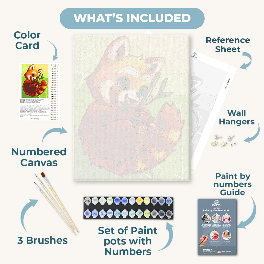 Red Panda With Bamboo - By Vink - Image 3