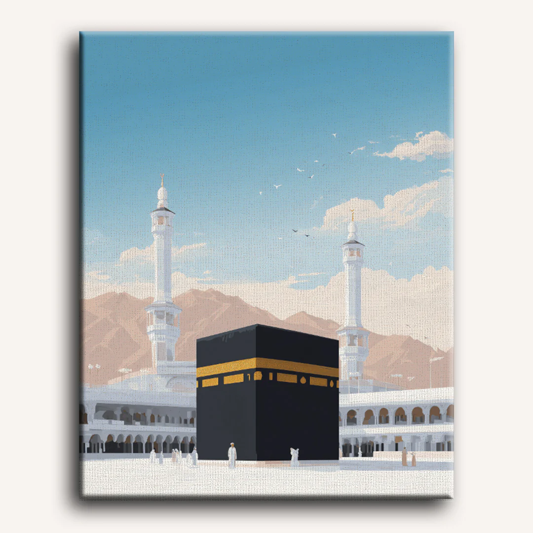 Sacred Kaaba | Paint by Number - Image 2