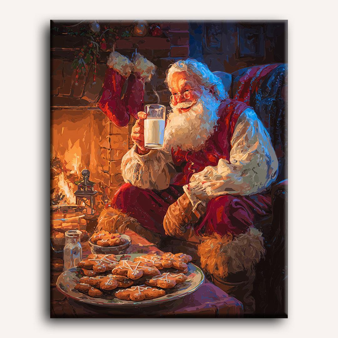 Santa`s break | Paint by Number - Image 2