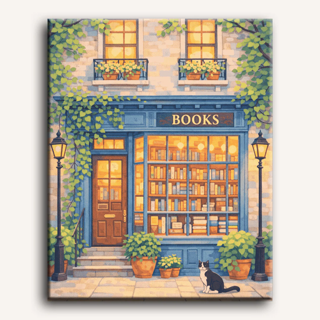 Secret bookstore | Paint by Number - Image 2