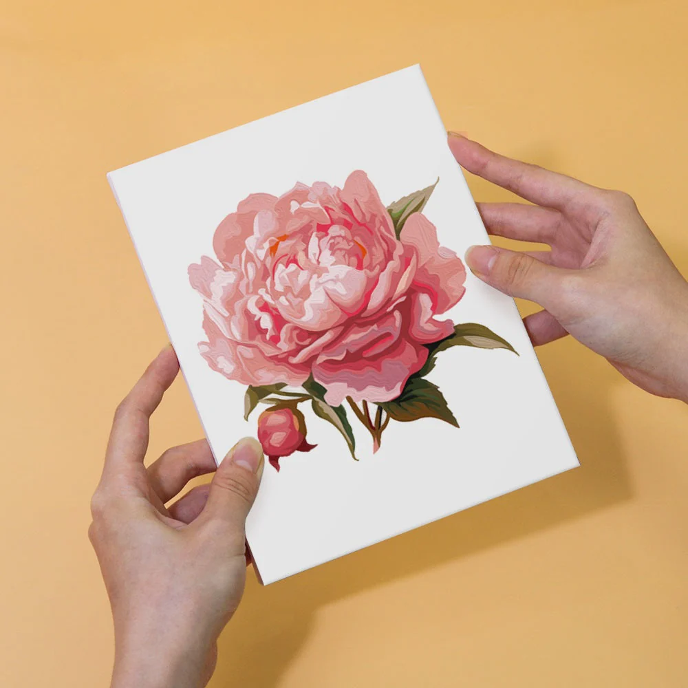 Set of 6 Mini Paintings - Flowers - Image 9