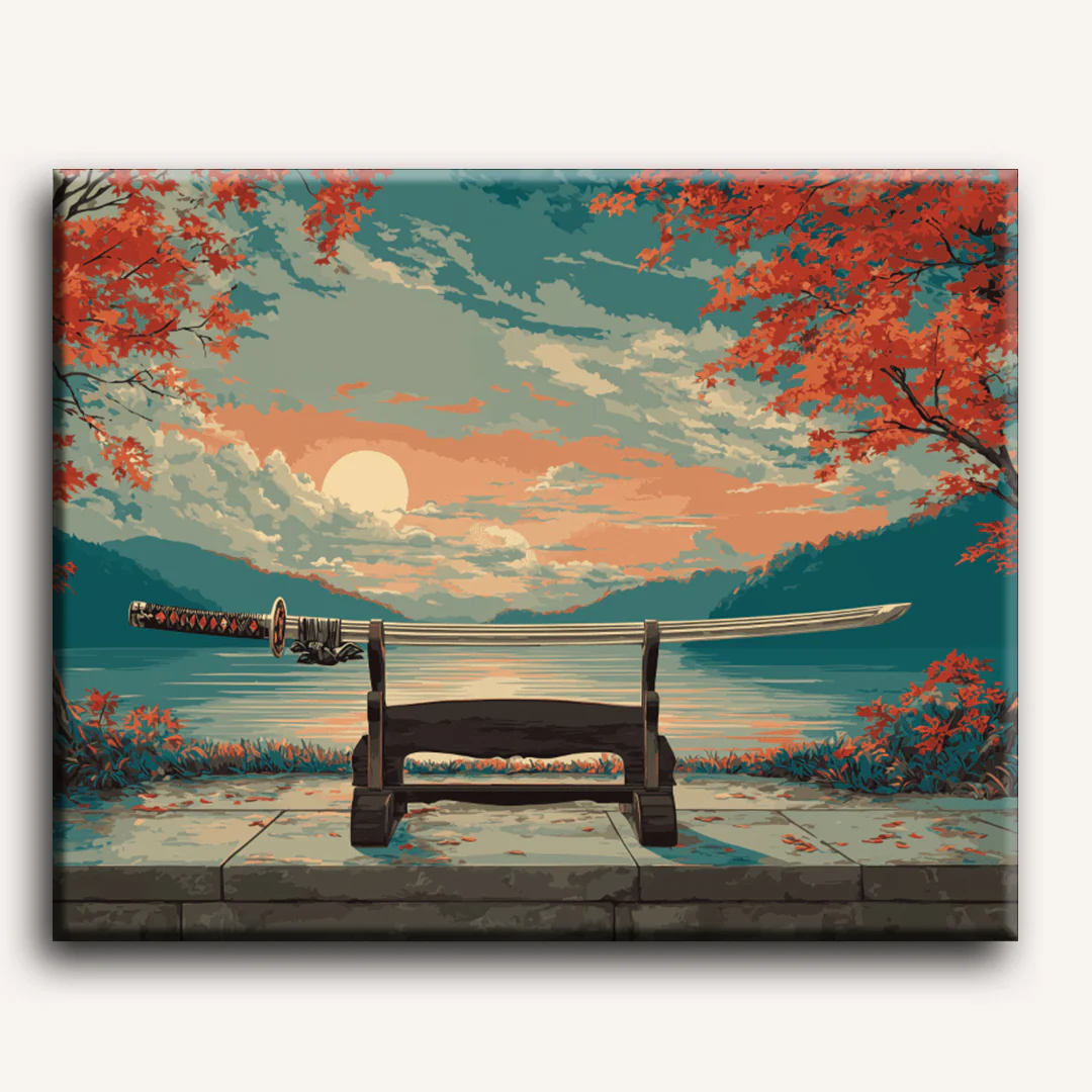Shine of Katana | Paint by Number - Image 2