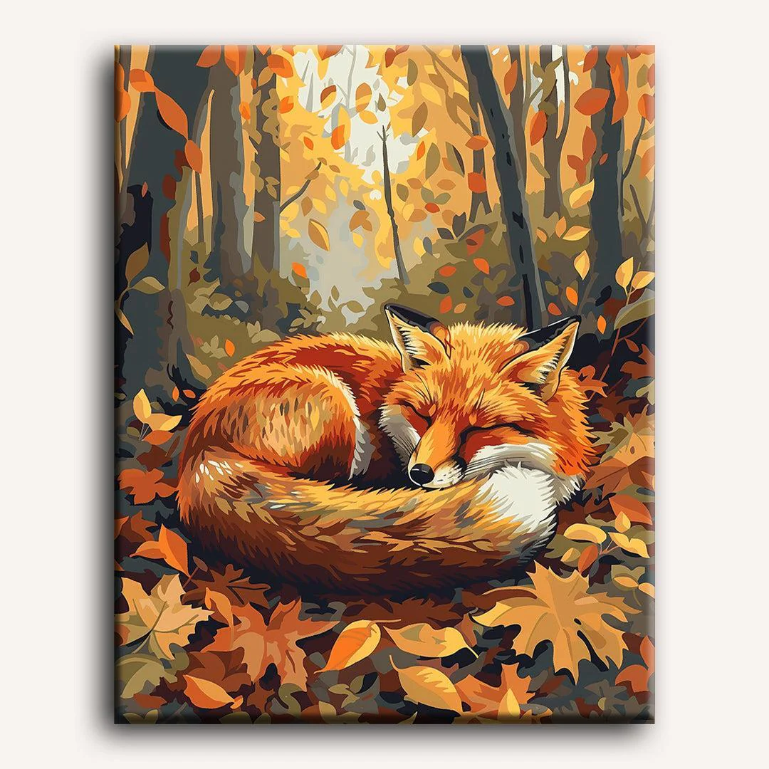Sleeping Fox | Paint by Number - Image 2