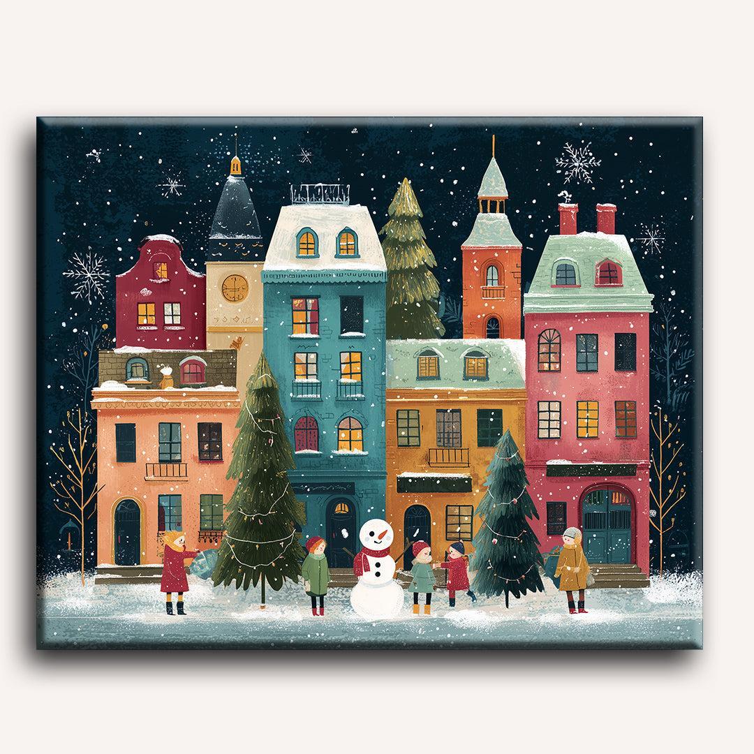 Snowy Games | Paint by Number - Image 2