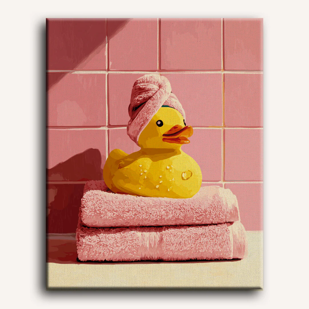 Spa Duck | Paint by Number - Image 2