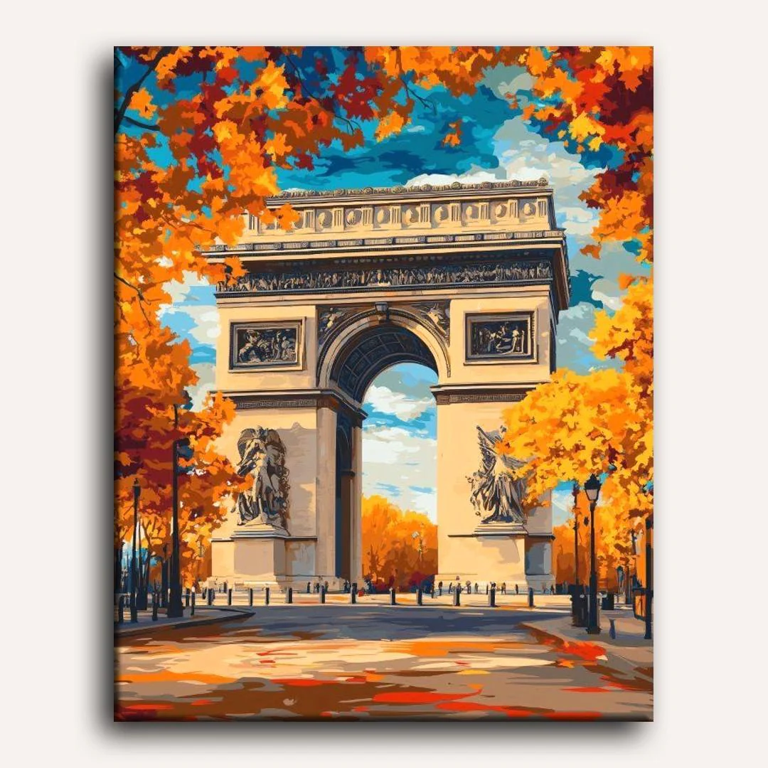 The Arc de Triomphe | Paint by Numbers - Image 2