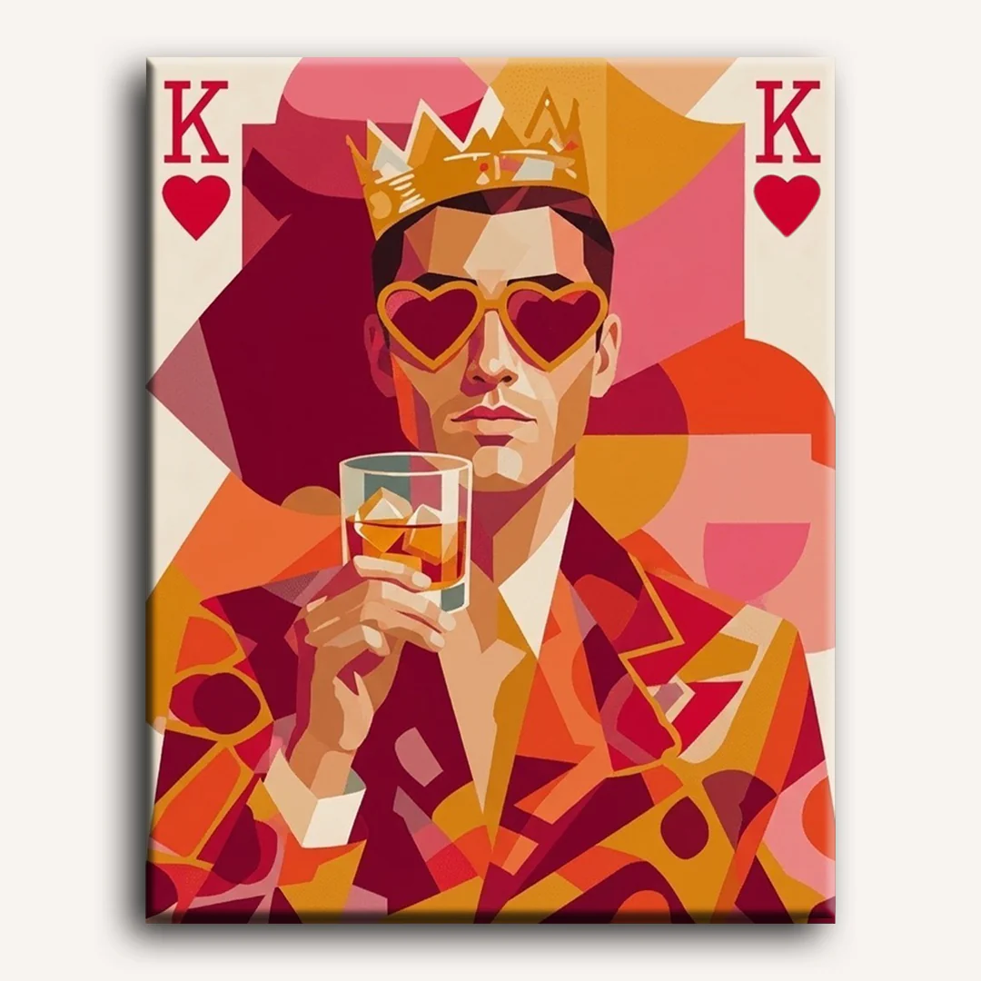 The King | Paint by Number - Image 2