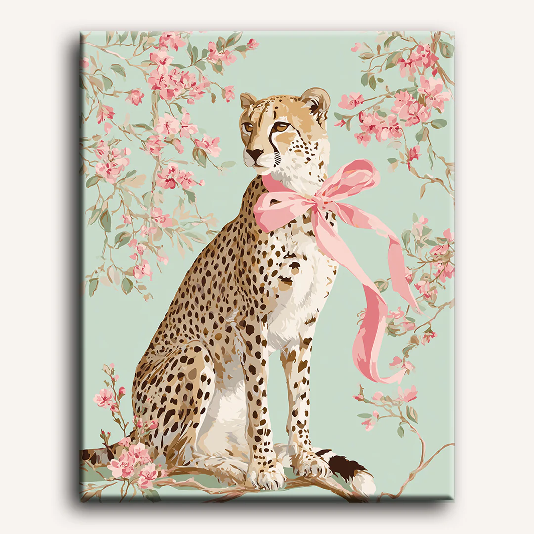 The pink ribbon | Paint by Number - Image 2