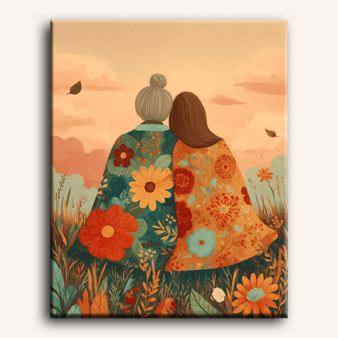 Two generations | Paint by Number - Image 2