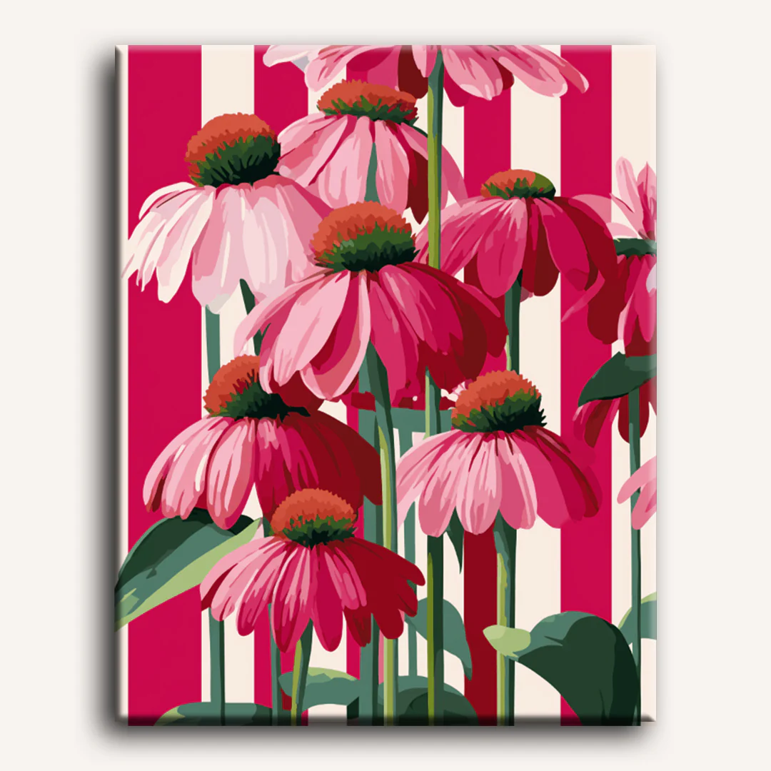 Vertical blooms | Paint by Number - Image 2
