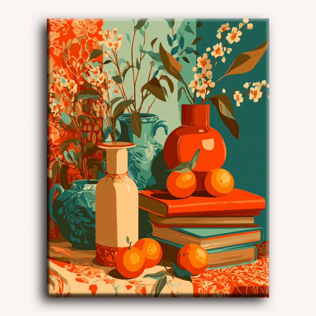 Vivid still life | Paint by Number - Image 2
