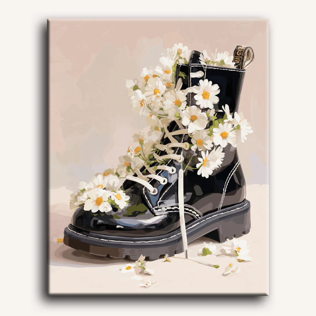 Walking into spring | Paint by Number - Image 2