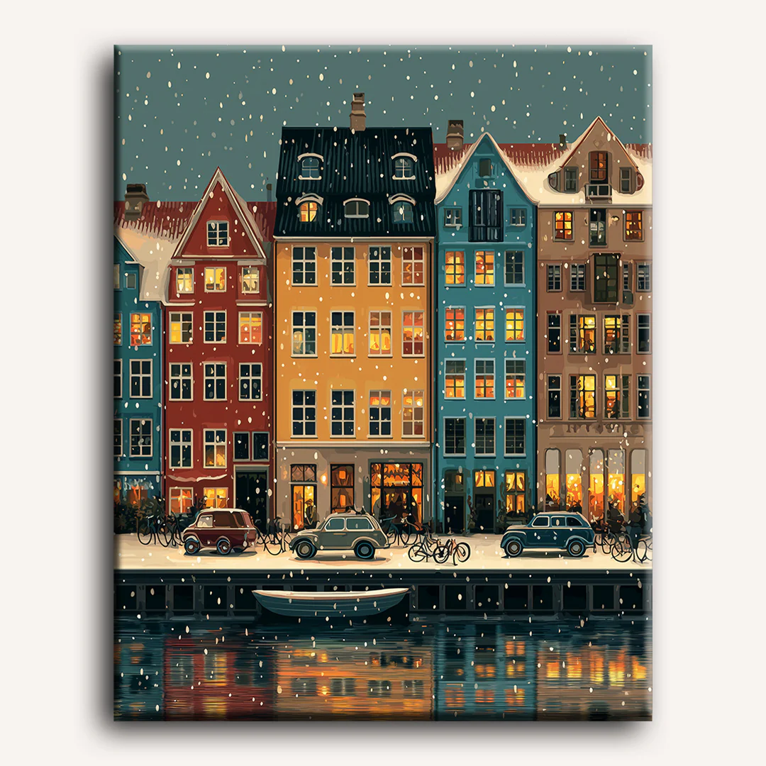 Winter in Copenhagen | Paint by Number - Image 2